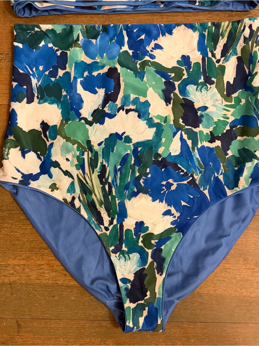 Baiia Reversible Bikini w/ High Waist Bottoms (Sz 14, Monet color way) - Picture 7 of 12